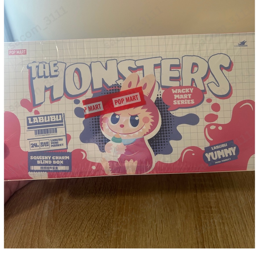 Pop Mart Labubu The Monsters Wacky Mart Series Doll - Pink